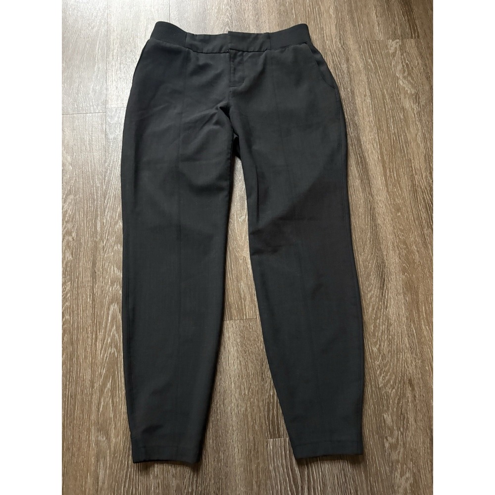 Athleta Work It City Jogger Gray Wool Blend Tapered Trousers 10 Professional